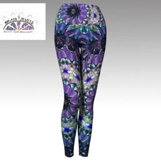 Purple Passion Wide Band Yoga Leggings