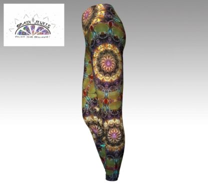 Candy Heart Wide Band Yoga Leggings - Image 2