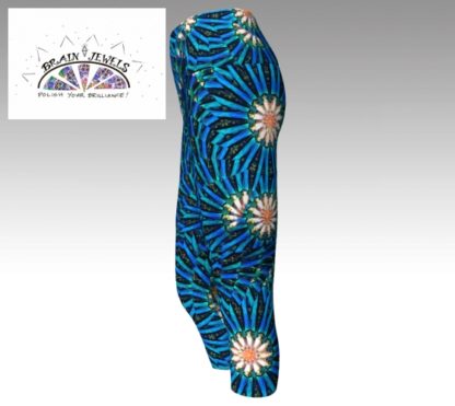Lady Lake Wide Band Capri Yoga Leggings - Image 3