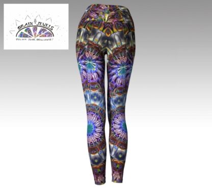 Blue Nile Wide Waistband Yoga Leggings - Image 3