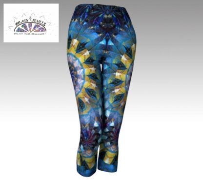 Galactic Plaid Capri Leggings