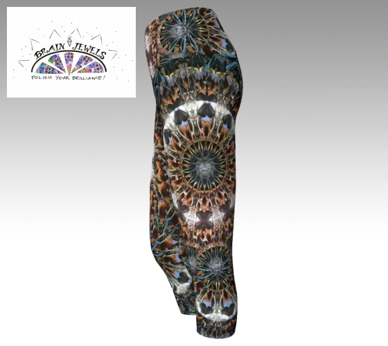Llama del perro Wide Band Yoga Capri - Image 2