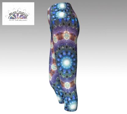 ORBIT--Wide Band Yoga Capri Leggings - Image 2