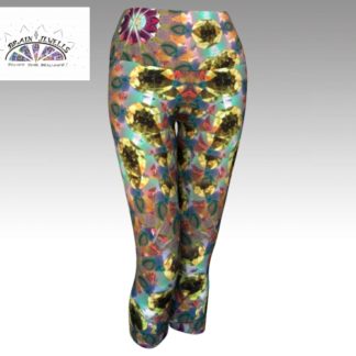 Sacred Love Wide Yoga Band Capri Leggings