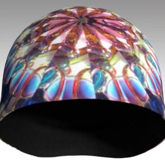 Carnivale! Beanie lined with Black Knit Bamboo