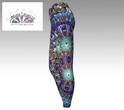 Space Mod Wide Yoga Band Leggings - Image 2