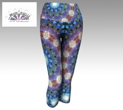 ORBIT--Wide Band Yoga Capri Leggings