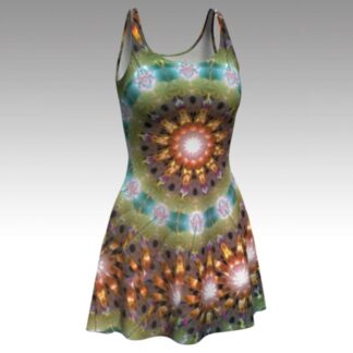 "Translucent" Flare Dress